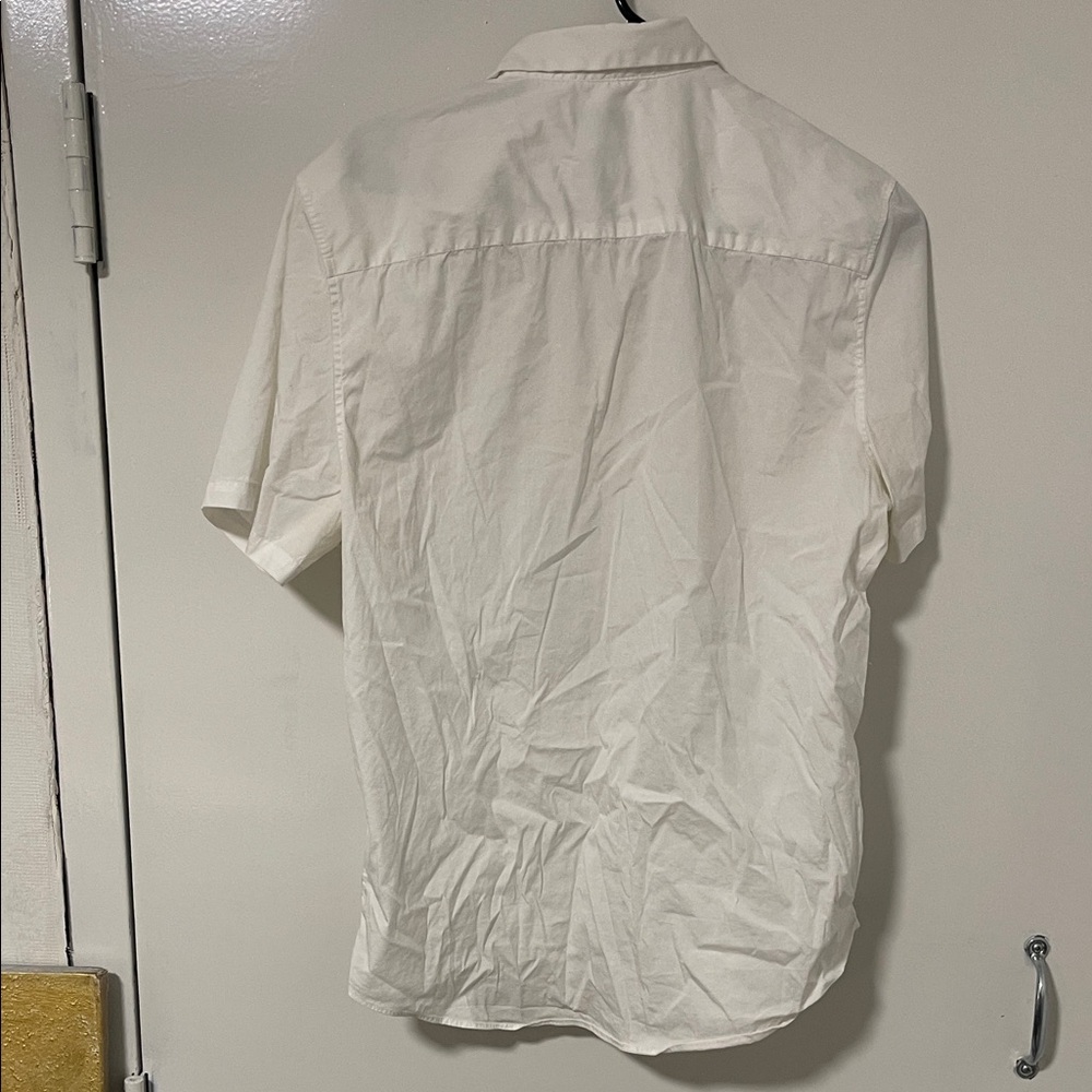 Calvin Klein Cream Button Down Shirt - Picture 6 of 6